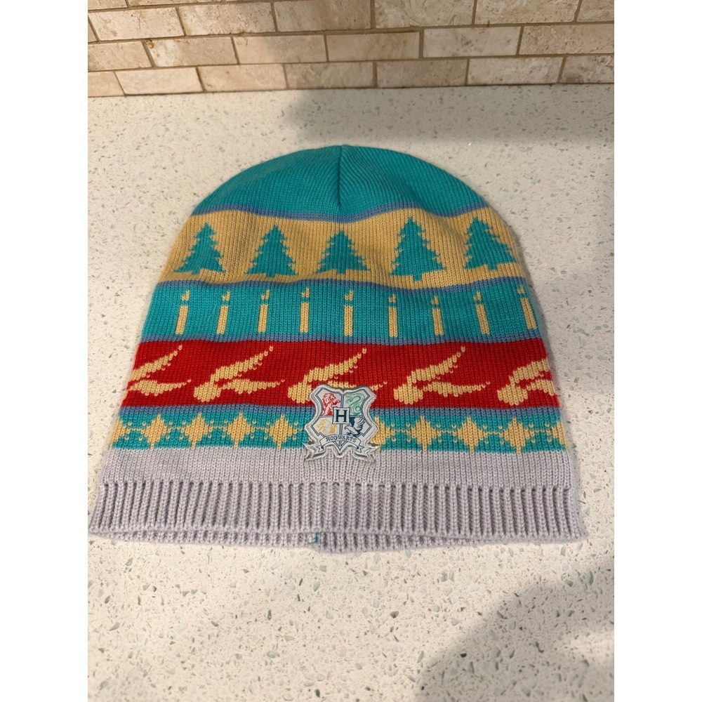 Universal Harry Potter Hogwarts Crest Holiday Beanie 2025 Adult
